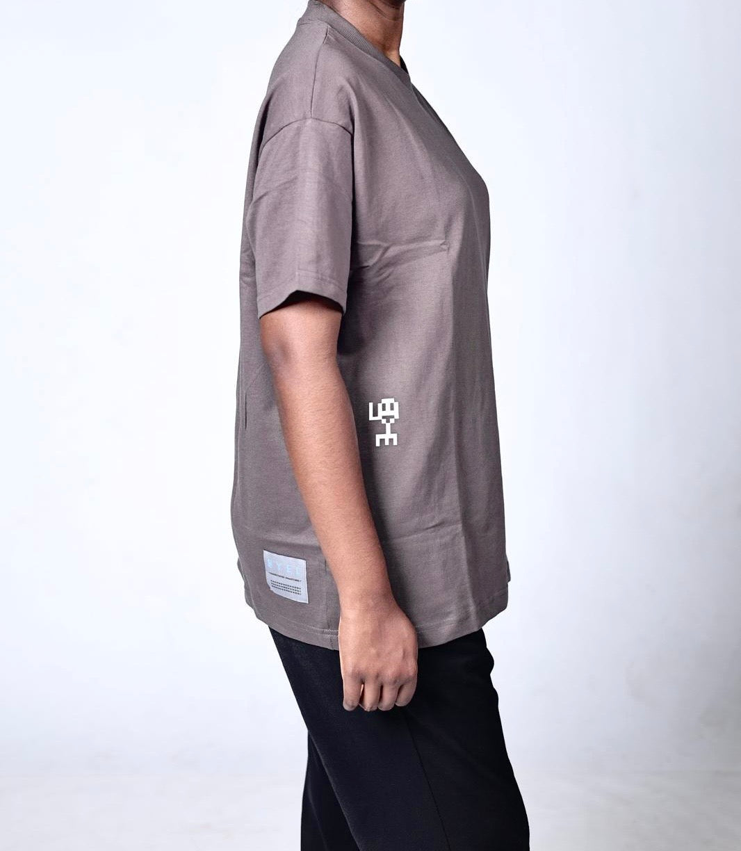 Byel Unisex Half Sleeve Essential Tee -  Dark Grey
