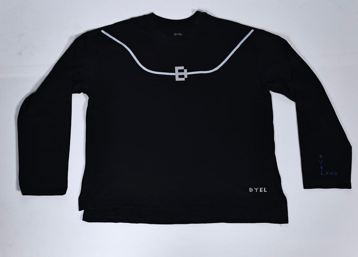 BYEL Unisex Full Sleeve Essential Tee - Black