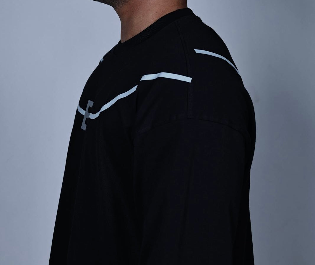 BYEL Unisex Full Sleeve Essential Tee - Black