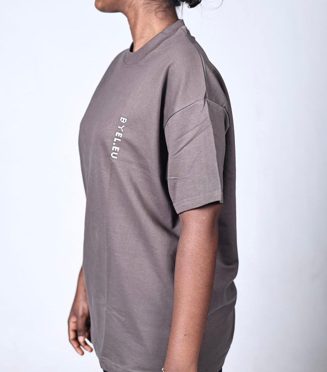 Byel Unisex Half Sleeve Essential Tee -  Dark Grey